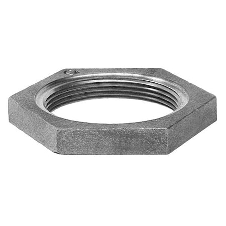 Anvil 0318913563 - Hex Locknut Hex Locknut, 1-1/4" Pipe, FNPT, Malleable Iron, Class 150
