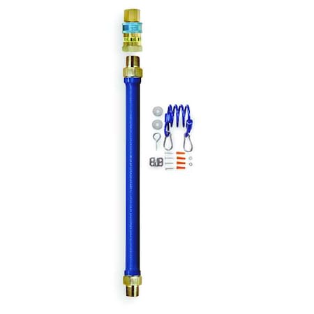 Dormont 1675BPQR48 - Gas Connector Kit,3/4" ID x 4 ft. L