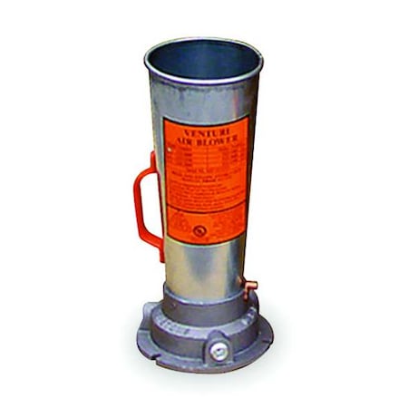 Air Systems Intl ASI-1000 - Pneumatic Blower, Venturi, Steel, Overall Length: 16 1/3 in