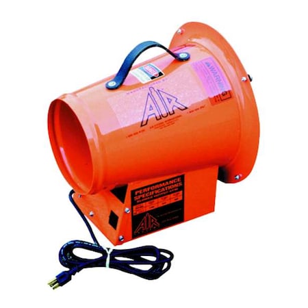 Air Systems Intl SVF-8AC - Confined Space Fan,Orange,18" W