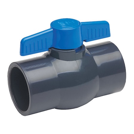 107-638-NPG - Manual 2-Way Ball Valve,Socket,PVC