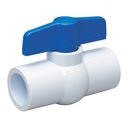107-634-NP - Manual 2-Way Ball Valve,Socket,PVC