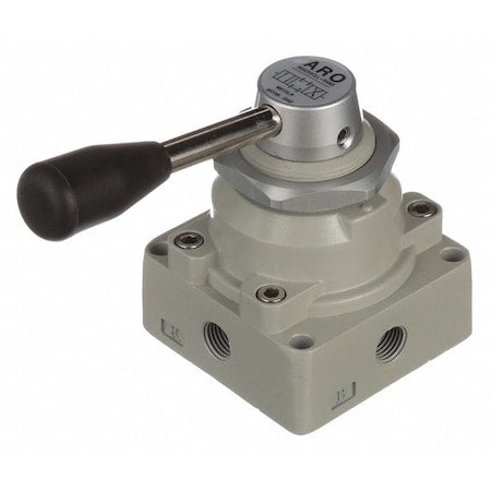 Aro M512LR - Manual Air Control Valve,4-Way,1/4in NPT