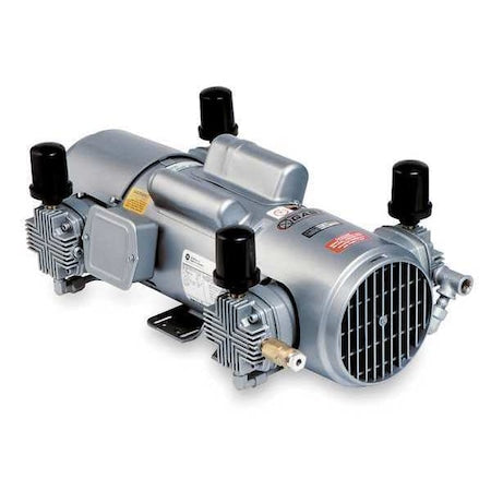 Gast 7HDD-57-M750X - Piston Air Compressor, 1.5 hp, 1 Phase