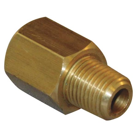 8036-06-06 - Conversion Adapter Chrome Plated Brass Conversion Adapter, 3/8 in Male BSPP X 3/8 in Female NPT