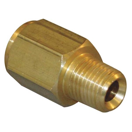 8037-06-06 - Conversion Adapter Chrome Plated Brass Conversion Adapter, 3/8 in Male NPT X 3/8 in Female BSPP