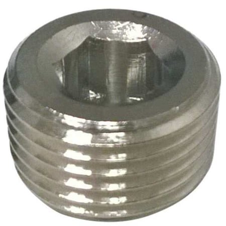 Aignep Usa 8030 CSP-08 - Chrome Plated Brass Countersink Plug, BSPT, 1/2" Pipe Size