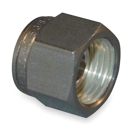 Ham-Let 761L-SS-10MM - Nut, Stainless Steel, Compression, 10 mm