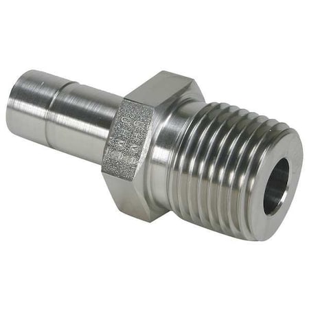 Parker 4MA2N-316 - 1/8" x 1/4" MNPT x A-LOK SS Tube End Male Adapter