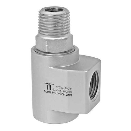 Mosmatic 43.363 - Rotary Union,WDCL Swivel,NPTFx NPTM,1/2 In