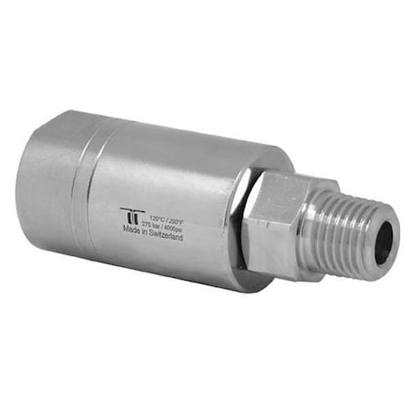 Mosmatic 30.051 - Rotary Union,Straight,Brass,1/4"Threaded