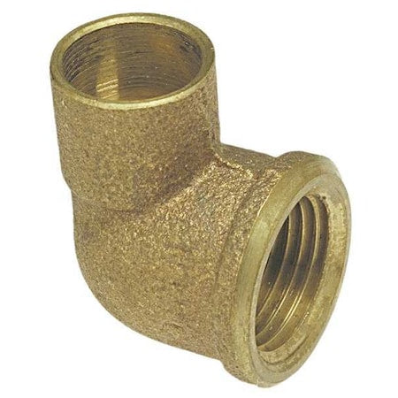 Nibco 7073R-LF 3/4X1/2 - Elbow, Bronze, Cup 3/4 in, FNPT 1/2 in