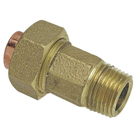 Nibco 7334LF 1/4 - Union, Bronze, Cup 1/4 in, MNPT 1/4 in