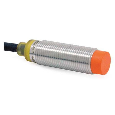 Ifm IFS259 - Cylindrical, Inductive Proximity Sensor, 12 mm Dia., Brass, 2 m, Bare Wire, 3 Wires, Unshielded