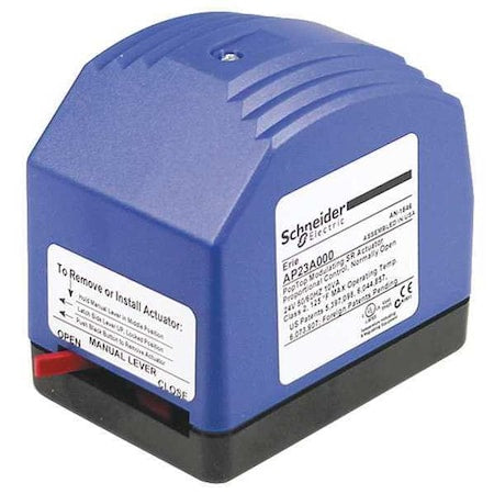 Erie AP23A000 - Normally Open Spring Return Actuator,24 V