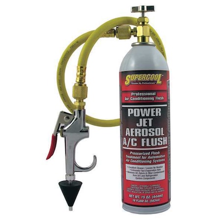 Supercool 27637 - Power Jet Aerosol A/C Flush Kit