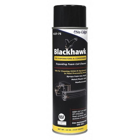 Nu-Calgon 4127-75 - Blackhawk Coil Cleaner, Expanding Foam, Clear, 18 oz Net Weight
