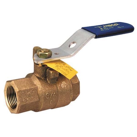 Nibco T58570UL 1/2 - 1/2" FNPT Bronze Ball Valve Inline