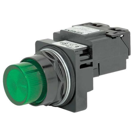Siemens 52BL4J3XB - Pilot Light, Green, 30mm, LED