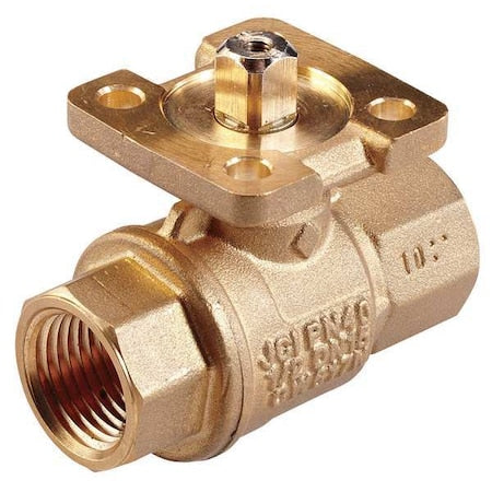 Johnson Controls VG1245ER - HVAC Ball Valve,Two-Way,Brass,1 1/2 in
