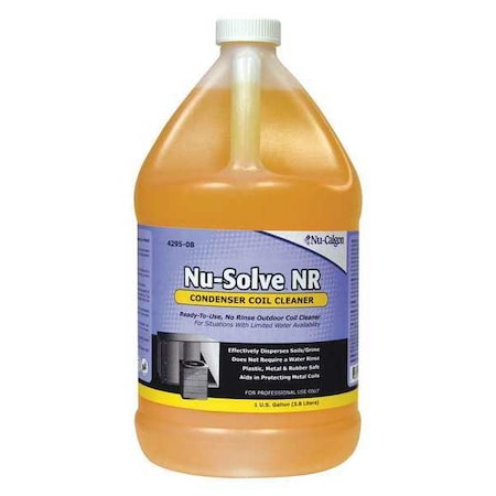 Nu-Calgon 4295-08 - Condenser Coil Cleaner,1 gal.,Orange