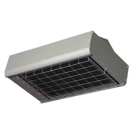 Fostoria FSA-4324-3 - Electric Infrared Heater, 1 or 3 Phase, Aluminum, 14,672 Btu H, 240 V AC 4300 W