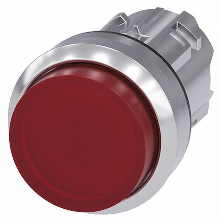 Siemens 3SU1051-0BB20-0AA0 - Push Button Operator, Extended, Momentary Action, Not Applicable Release, Illuminated, Blue