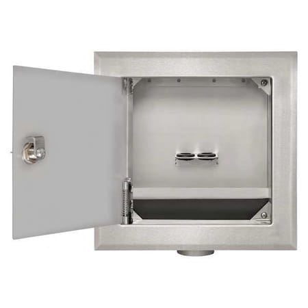 Guy Gray 82647 - Dialysis Box One Valve Hole (Less Valve) Locking Door