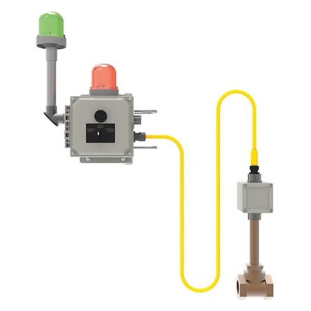 Bradley S19-324DG - Emergency Signaling System, Galvanized Steel, Amber/Gray/Green, For Use With, Shower, Eyewash