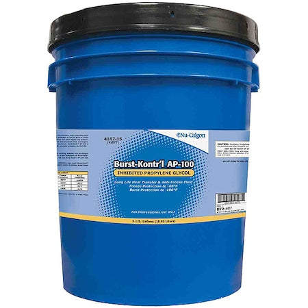 Nu-Calgon 4187-15 - Freeze Protectant, Blue, 5 gal, Pail