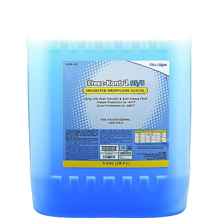 Nu-Calgon 4188-06 - Freeze Protectant, Blue, 5 gal, Pail