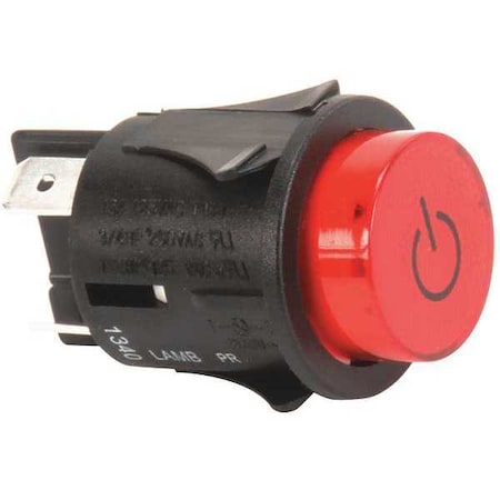 Cres Cor 0808125 - Red Push Button Power Switch