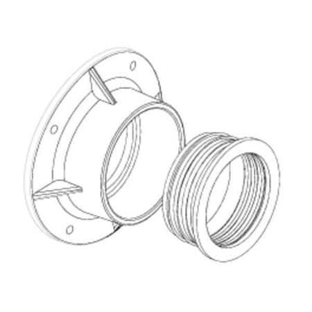 Liberty Pumps K001238 - Inlet Hub, 4 in Dia, 4 in H, Fiberglass