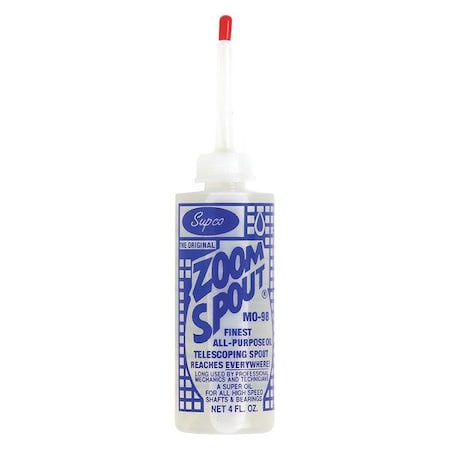 Supco MO98 - Lubricating Oil, 4 fl oz, Bottle, Paraffin Base, Clear