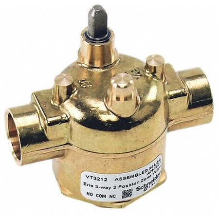 Erie VT3212 - Valve 3 Way,1/2in,Sweat,3.0 CV