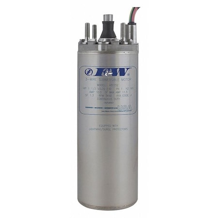 Flint & Walling 137414 - Deep Well Submersible Pump Motor,1/2 HP
