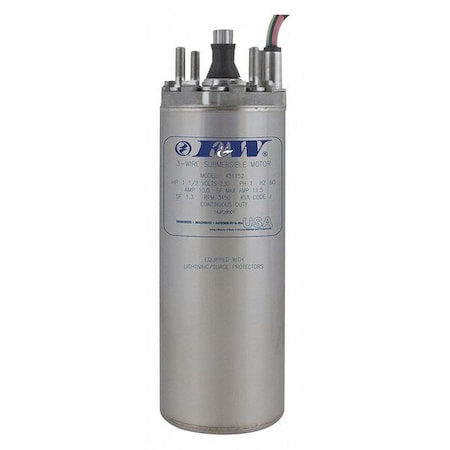 Flint & Walling 137428 - Deep Well Submersible Pump Motor,1/2 HP