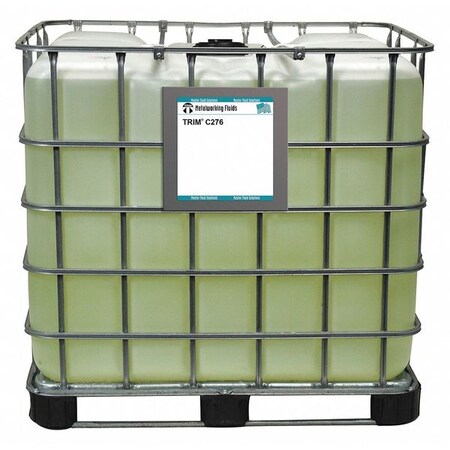 Trim C276-270G - Cutting and Grinding Fluid, C276, Synthetic, 270 gal, Tote, Colorless to Light Yellow