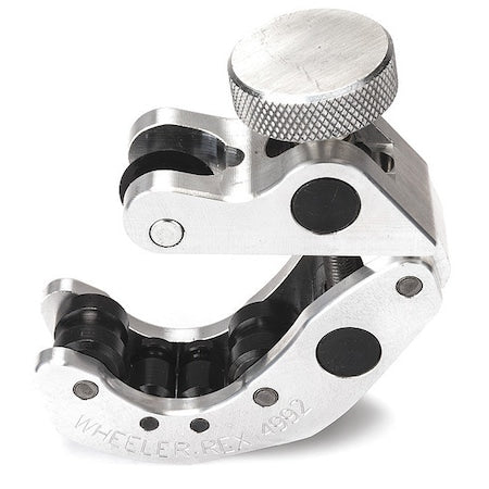 Wheeler-Rex 4992 - Tubing Cutter, 1/4 in to 2-7/16 in OD Cutting Capacity, Standard Wheel Cutter, Knob Handle