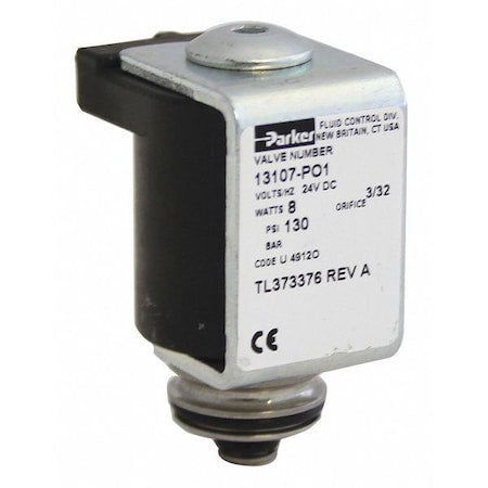 Parker T2B - Valve Coil,24 VDC,1/4" Tab Connection,8 W
