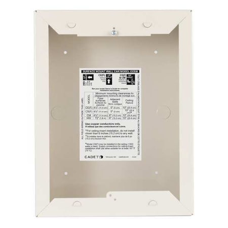 Cadet CCSMW - CCSMW Surface Mount Wall Can,White