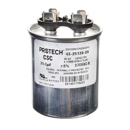 Prostock 43-25136-09 - Motor Dual Run Capacitor, 370 V AC