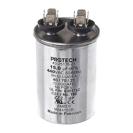 Prostock 43-25136-27 - Motor Single Run Capacitor, 440 V AC
