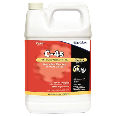 Nu-Calgon 4304-07 - Refrigeration Lubricant,Mineral,1 gal