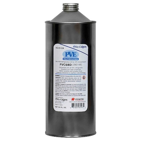 Nu-Calgon 4319-24 - Synthetic Oil, 32 oz, Can, Clear