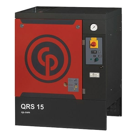Chicago Pneumatic QRS 15 HP-150PSI BM - Rotary Screw Air Comp,15 HP,Base Mnt