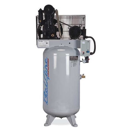Belaire 438VLE4 - Air Compressor, Vertical, 7.5 HP, 80gal, 460 V, Compressor Type: Piston