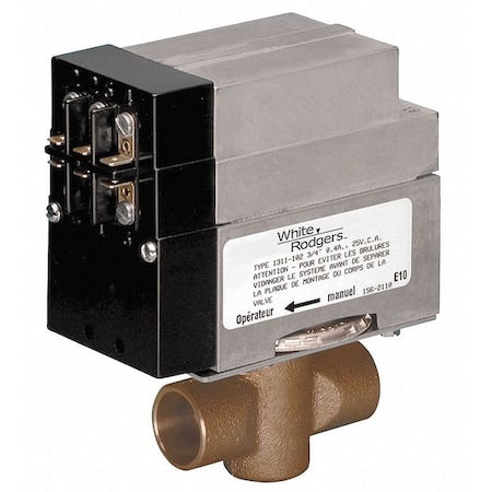 White-Rodgers 13 61 102S1 - Motorized Zone Valve,NC,SS,3/4 in Sweat