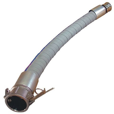 Novaflex 6200-48-10-C X E - Food Grade Hose Assembly,3" ID x 10 ft.