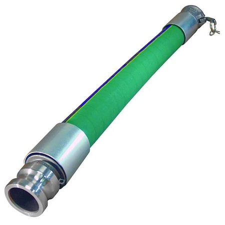 Boston H052332-GRN-5-SS-CXE - Chemical Hose Assembly,2" ID x 5 ft.